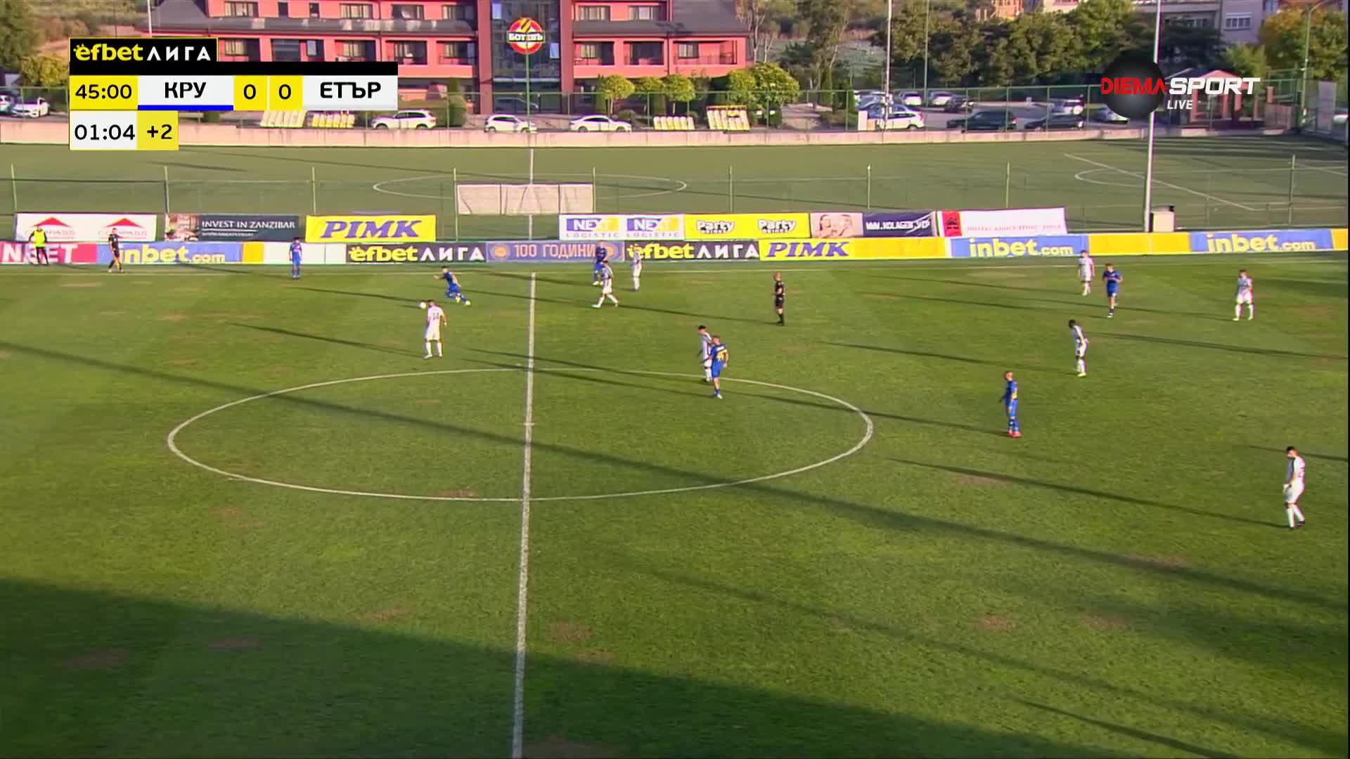 Крумовград - Етър 0:0 /първо полувреме/