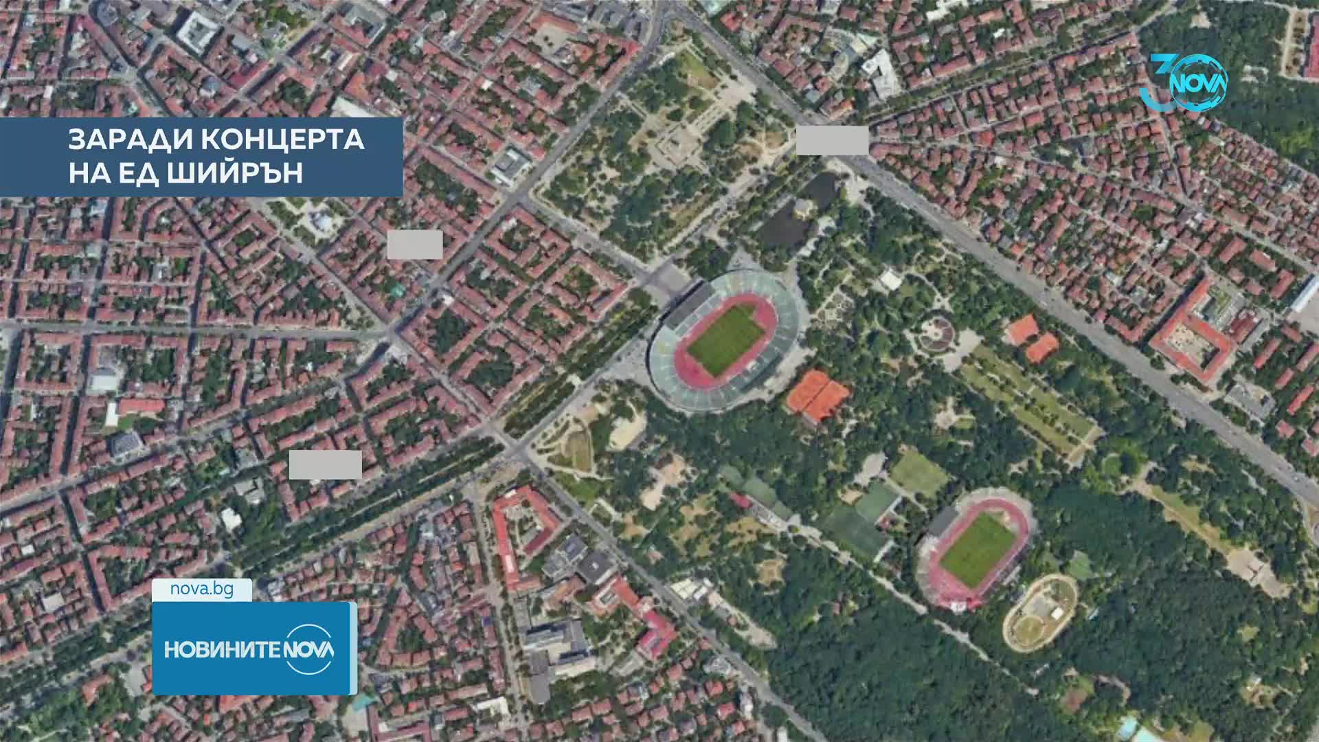Промени в градския транспорт заради концерта на Ед Шийрън в София