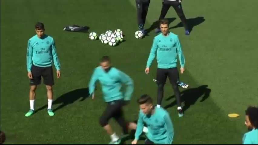 Тренировката на Реал Мадрид преди Лас Палмас