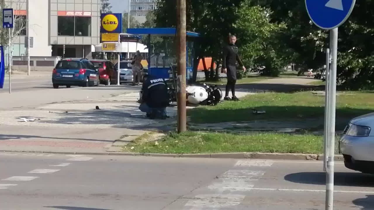 Катастрофа между автобус на градския транспорт и мотор в София
