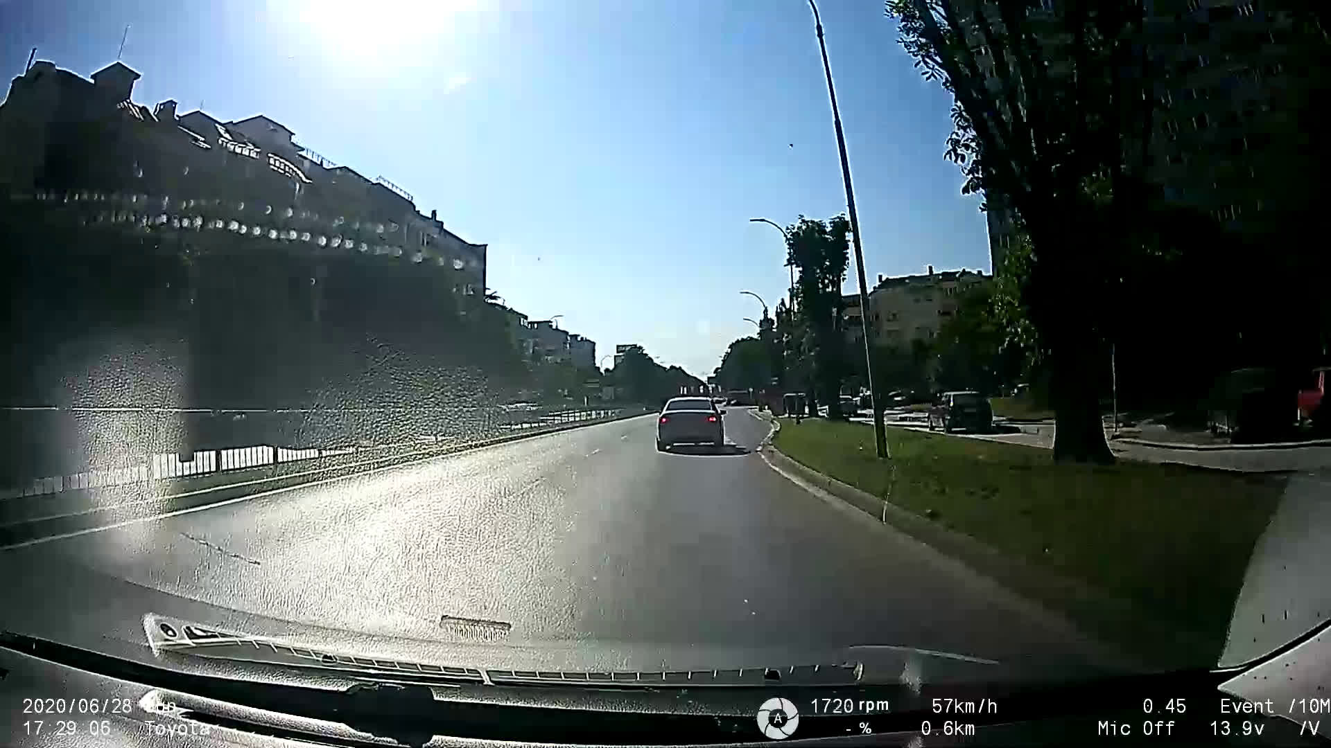 Абсурдна скорост в градски условия