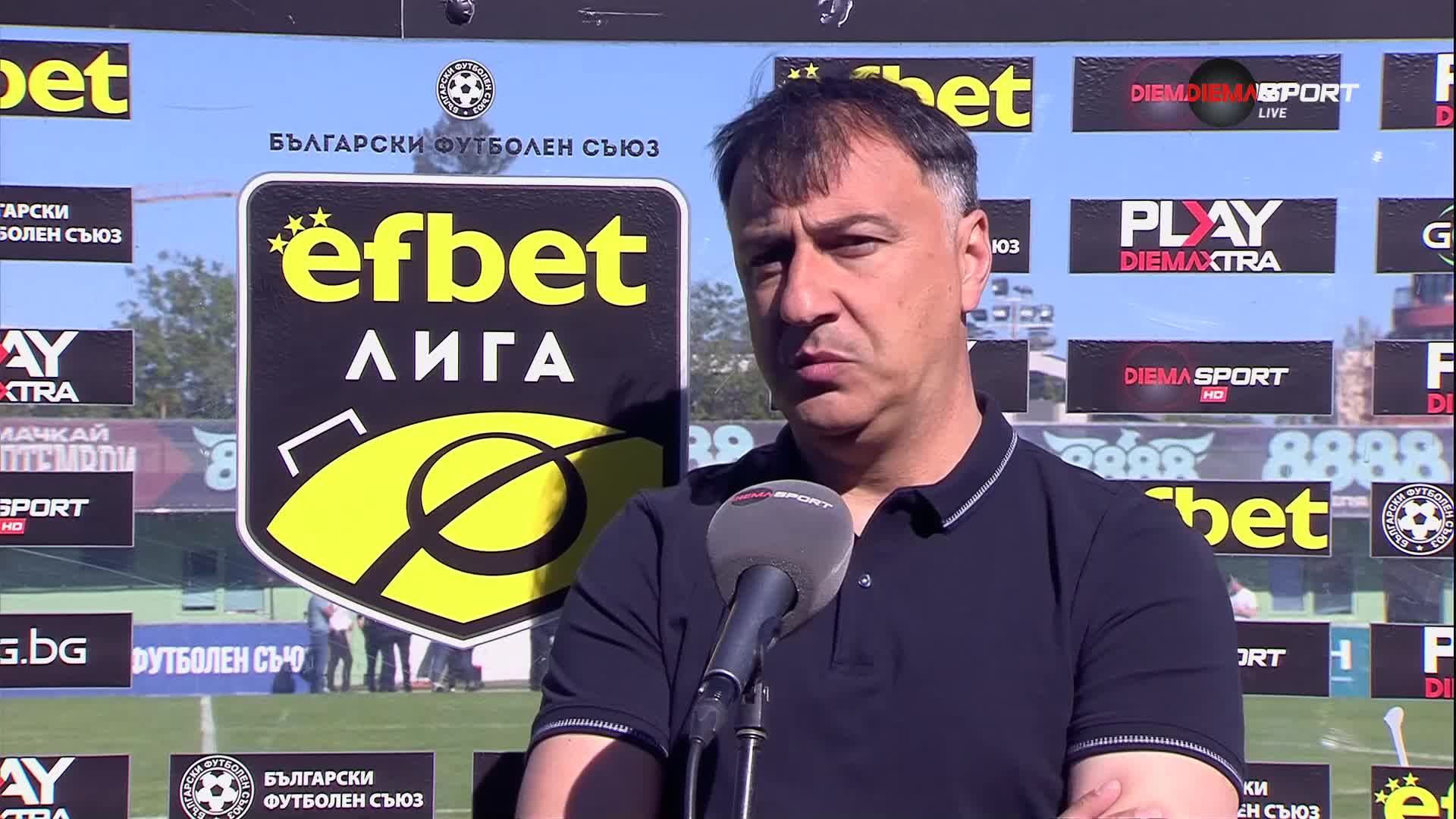 Христо Арангелов след Септември София - Спартак Варна