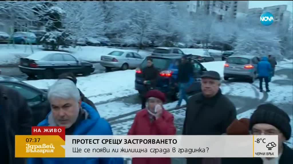 ПРОТЕСТ В „МЛАДОСТ”: Ще се появи ли сграда в градинка?