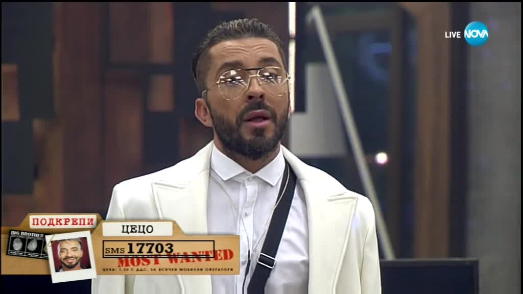 Пощата на номинираните за Цецо - Big Brother: Most Wanted 2018
