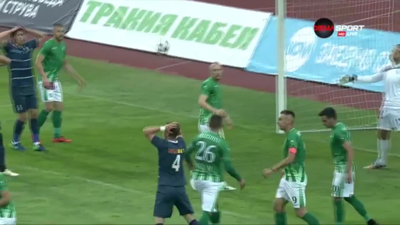 Берое - Дунав 0:0 /първо полувреме/