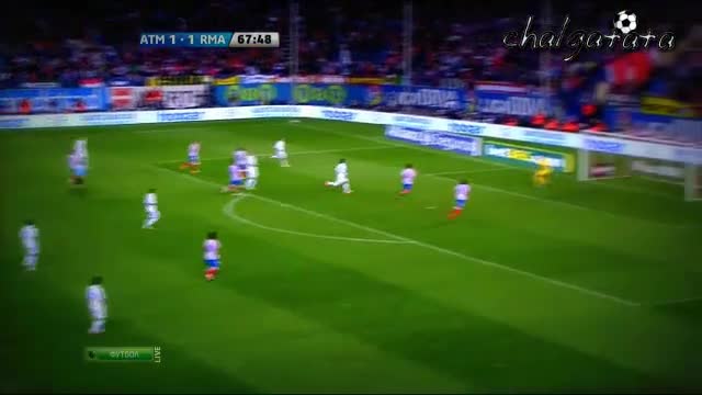 Невероятно! 2 падащи листа от Cr7, Атлетико - Реал 1:4, 11.04.2012г.