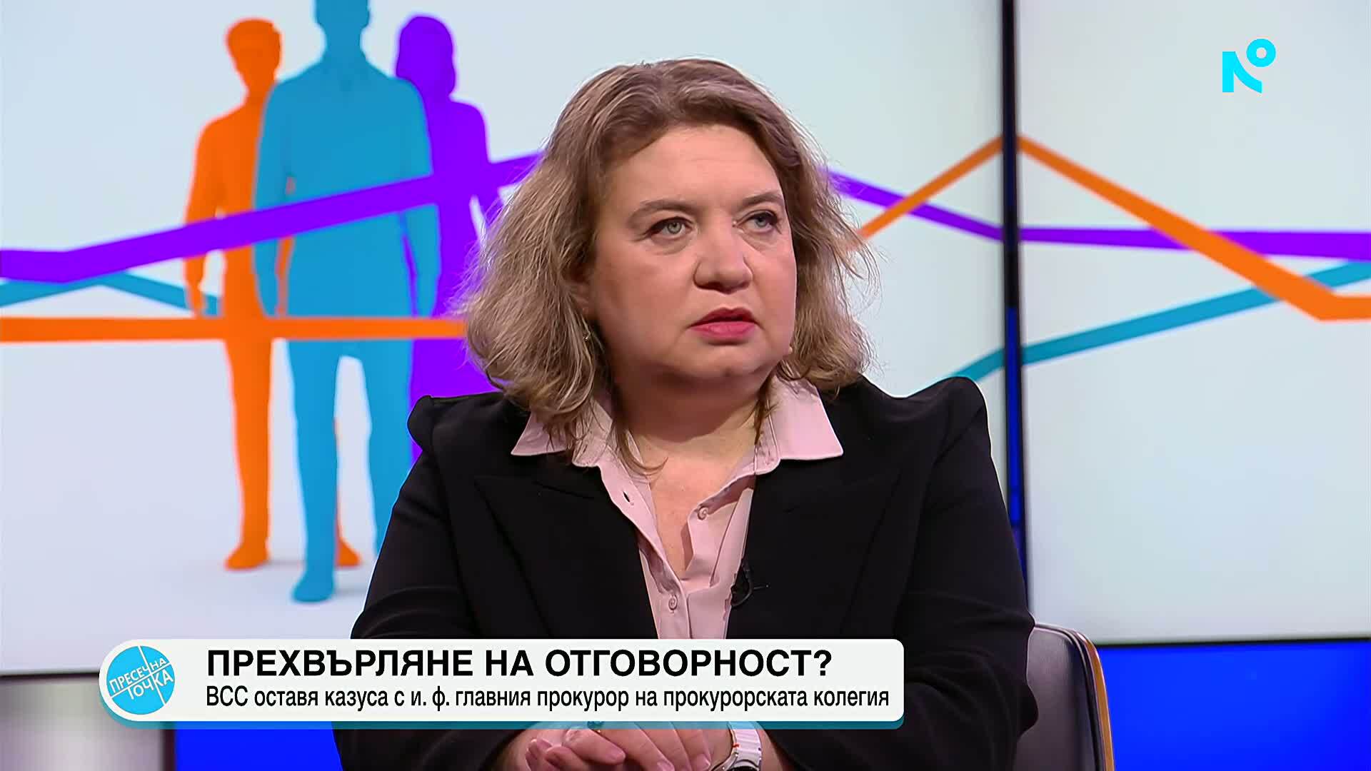 Киселова: Очаквам Прокурорската колегия да бави решението си за Сарафов