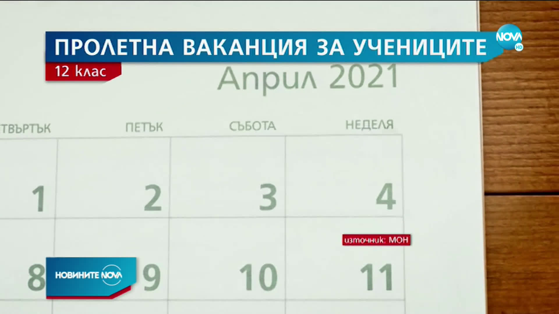 Обявиха кога ще бъде пролетната ваканция на учениците