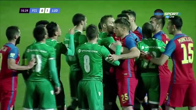 Жежки страсти в контролата Лудогорец-Стяуа