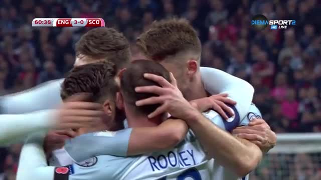 Гари Кейхил вкара трети гол за англичаните