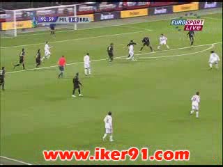 Уникален победен гол на Роналдиньо - Милан - Брага 1:0
