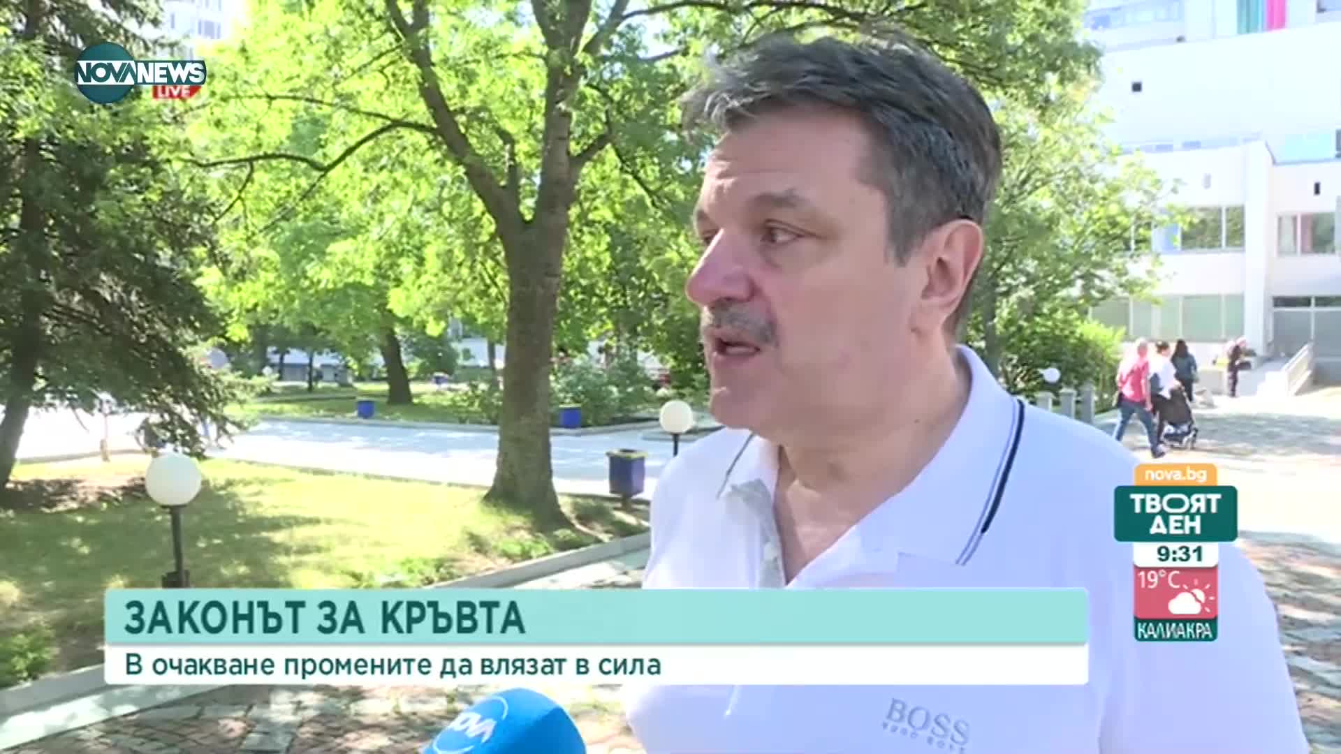 Д-р Симидчиев: Между 2,5 и 5 пъти по-малко кръв получаваме в сравнение с нуждите на здравната ни си