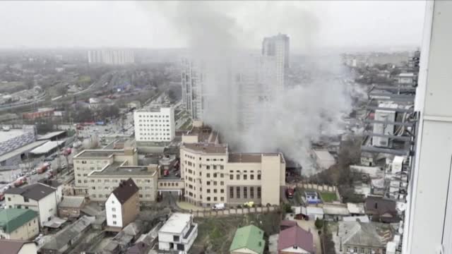 Пожар в сграда на ФСБ в Ростов на Дон, има загинал и ранени