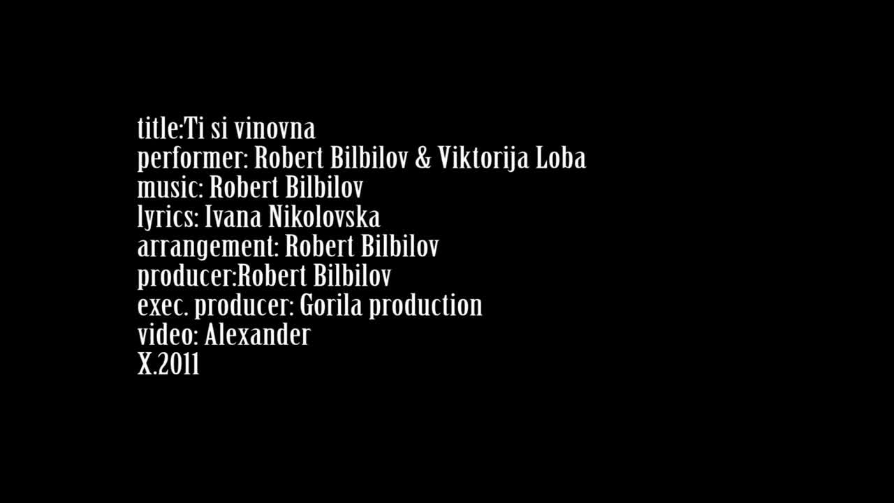 •песен която бърка в сърцата на хора•robert Bilbilov & Viktorija Loba-ti Si Vinovna