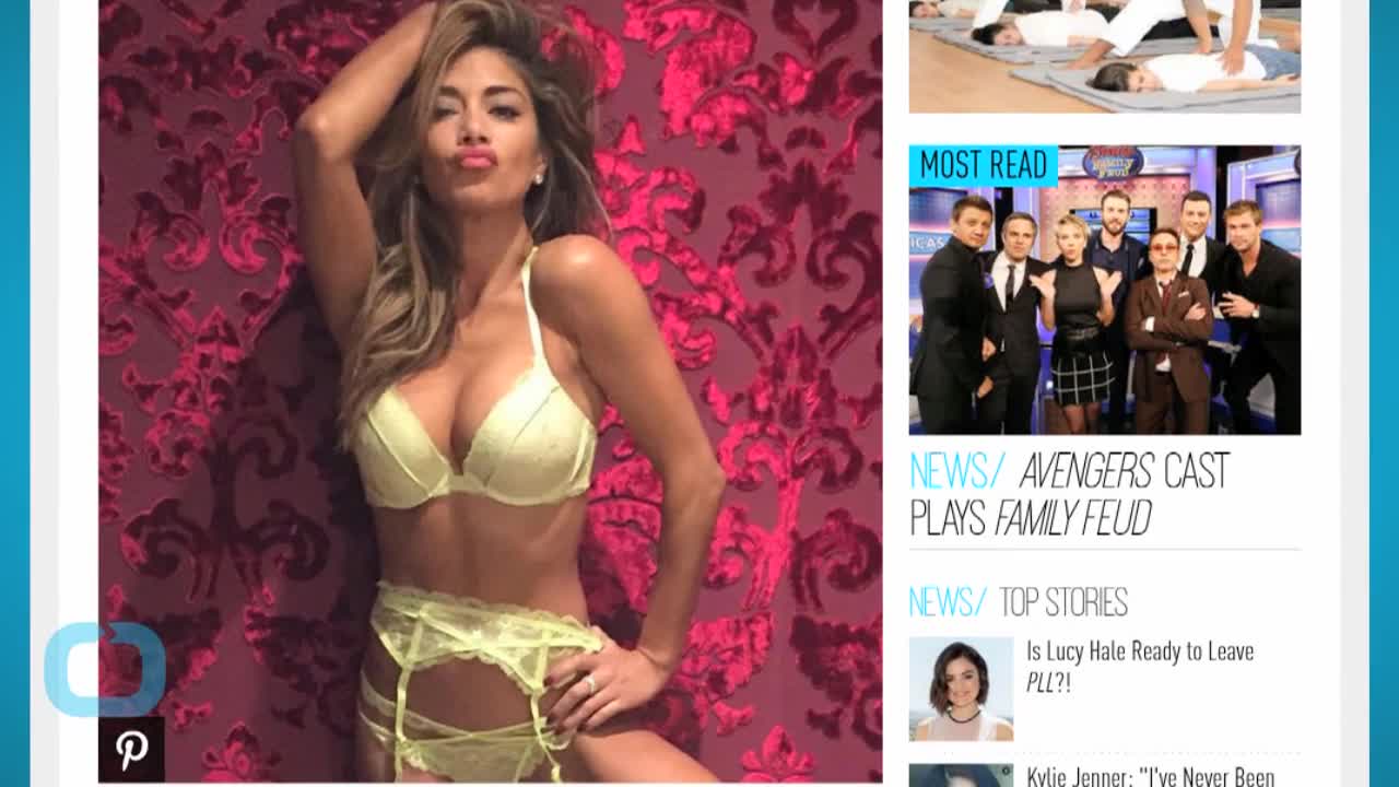 Nicole Scherzinger Goofs Around in Sexy Lingerie