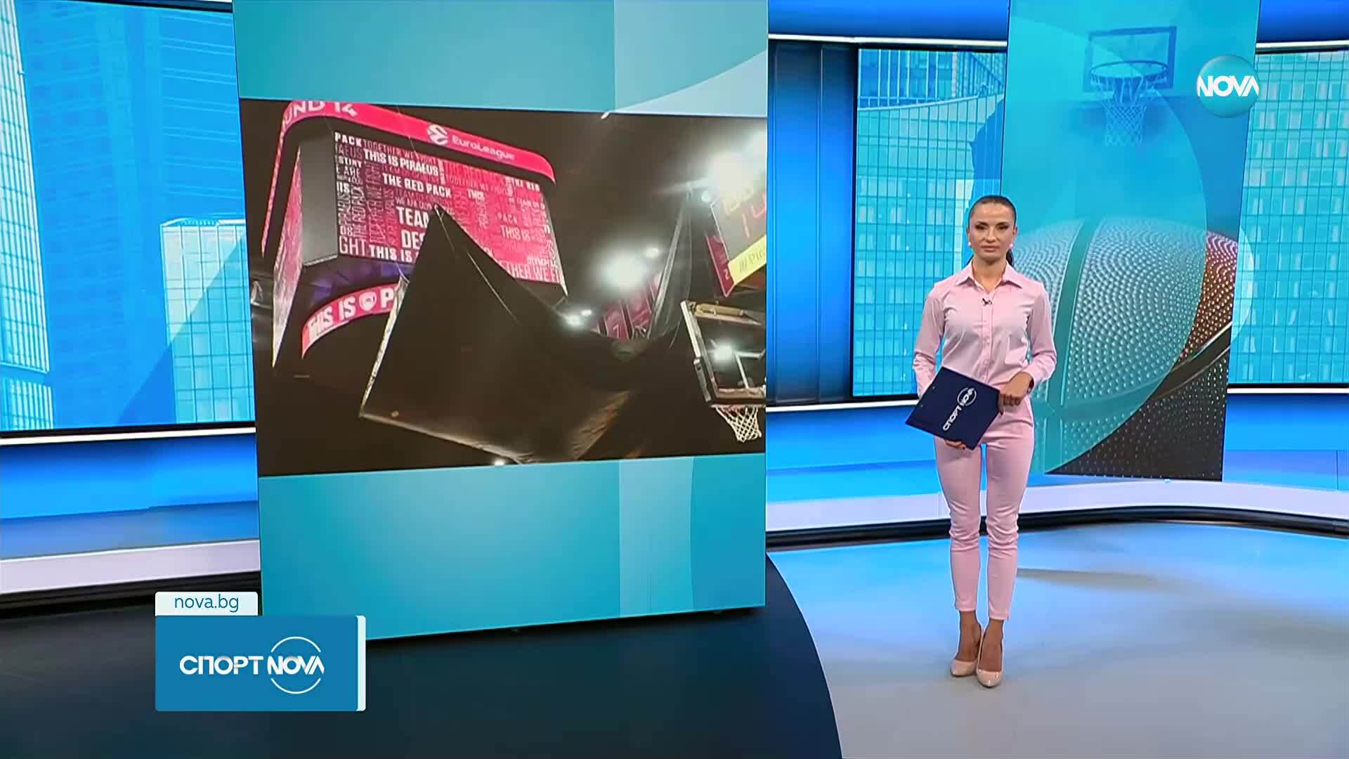 Отложен мач на Олимпиакос заради наводнения в Атина