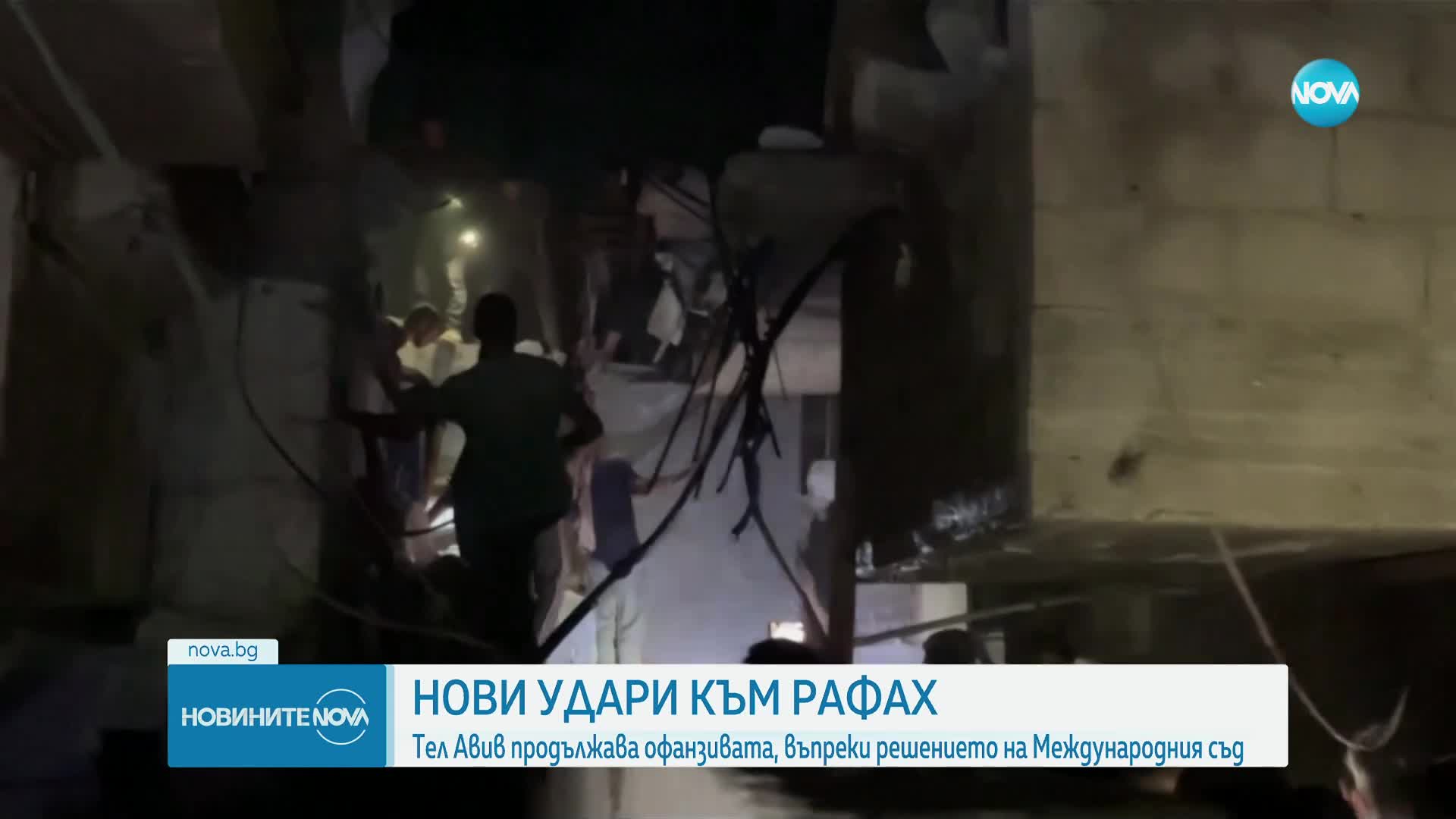 Експлозии и пожар в лагер за разселени край Рафа