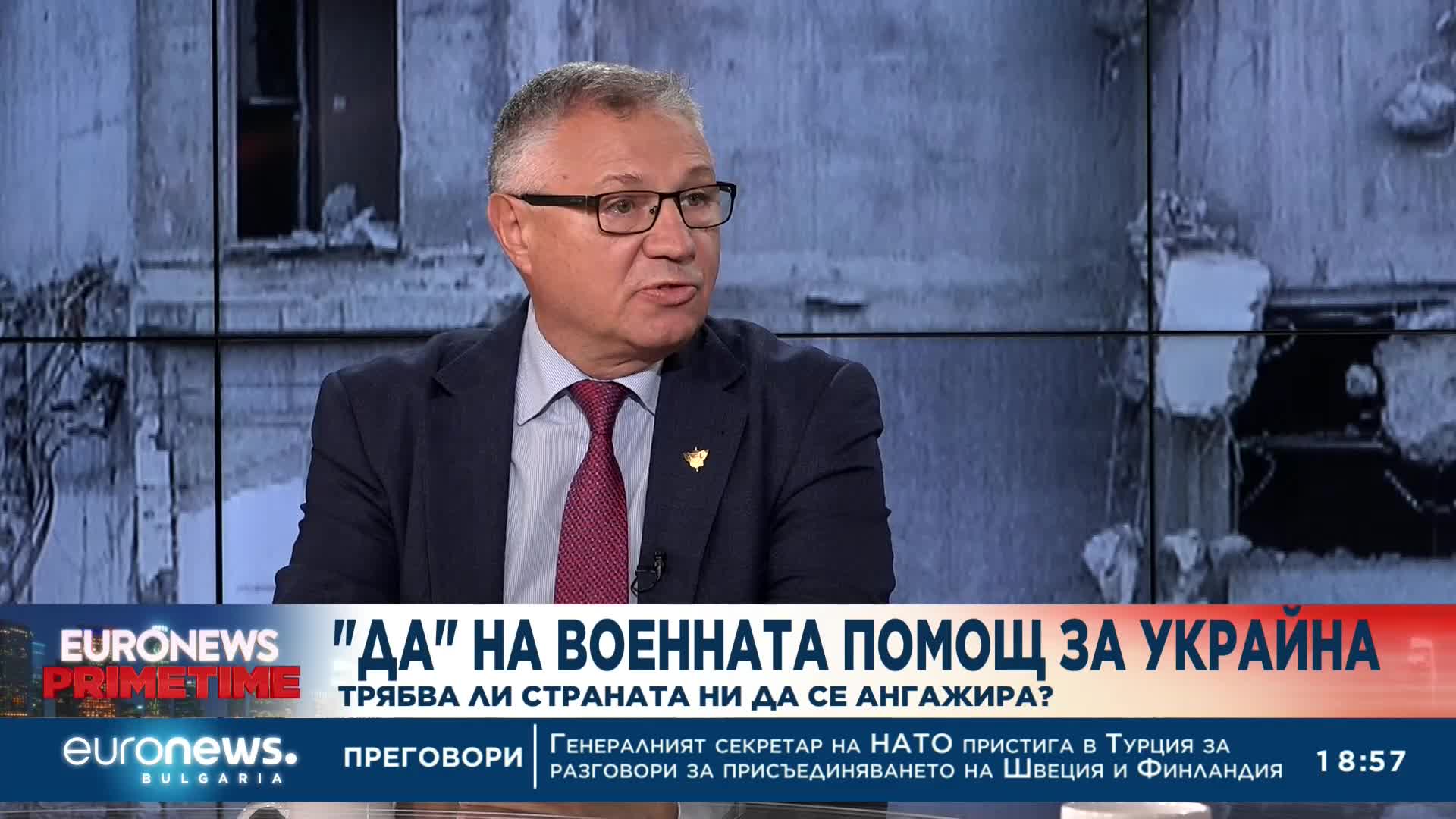 Велизар Шаламанов: Ще изпратим оръжие, което излиза от срок на годност