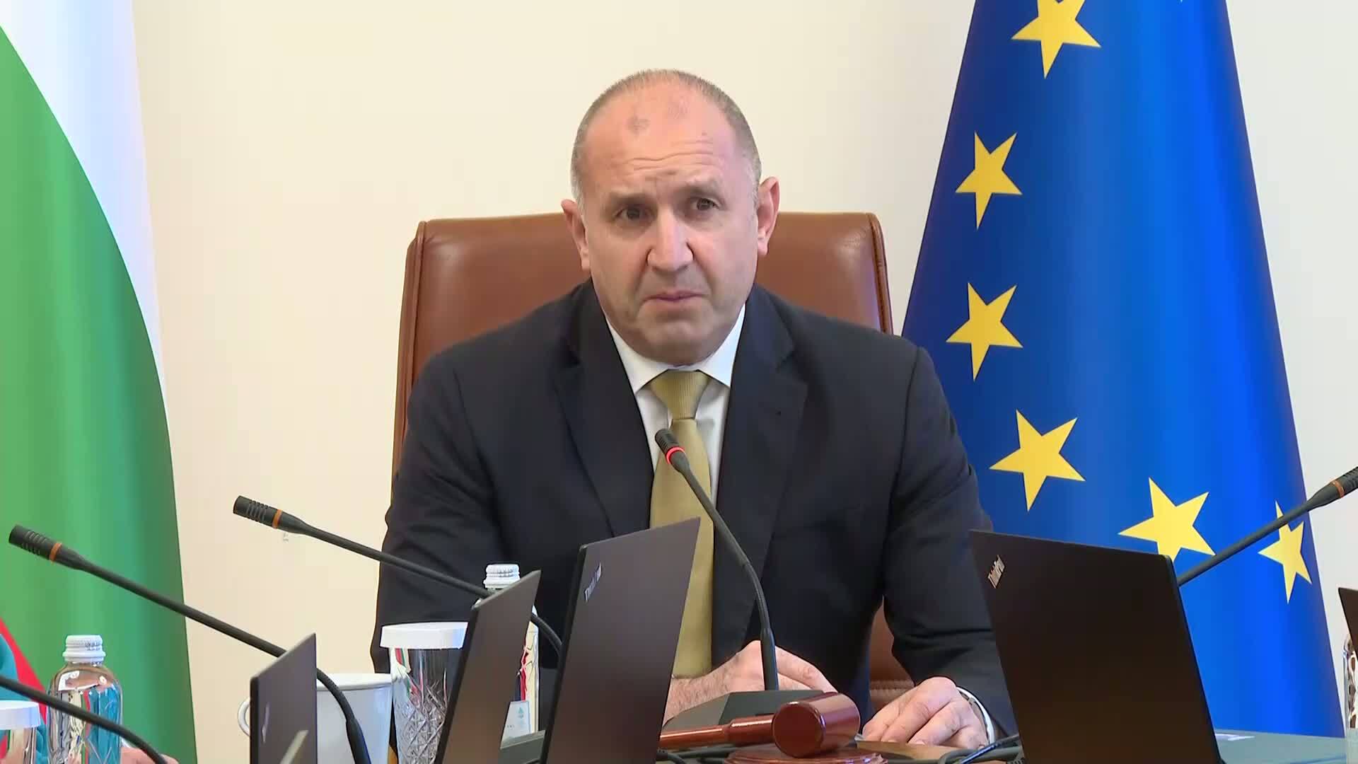 Румен Радев: България е в центъра на политическия разговор за бъдещето на Европа