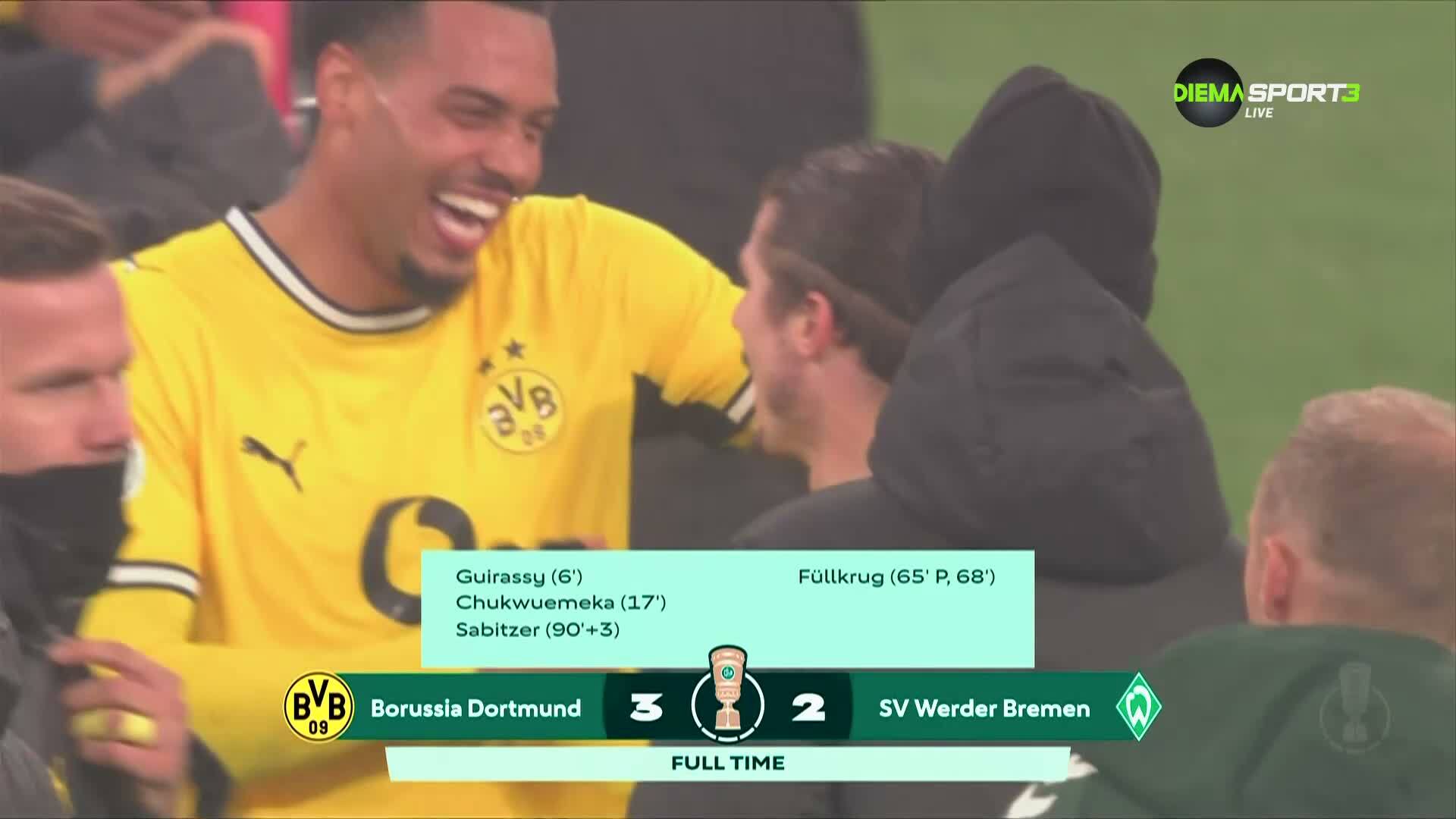 Борусия Дортмунд - Вердер Бремен 3:2 /репортаж/