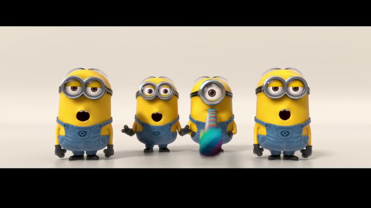 Забавните дребосъци .. Minions Banana Song : D