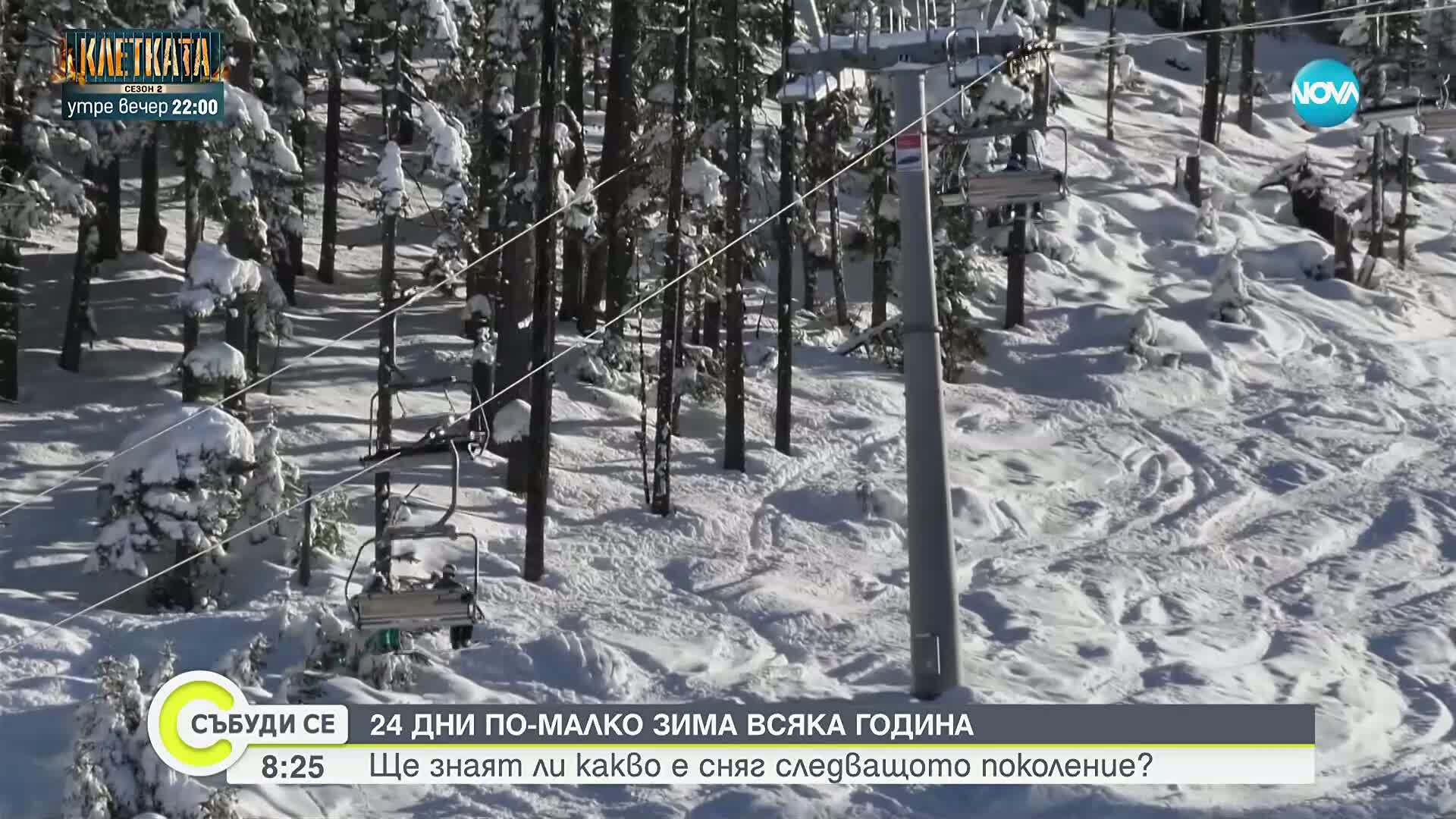 Снежната покривка в Европа намалява драстично: До 80% по-малко сняг до края на века