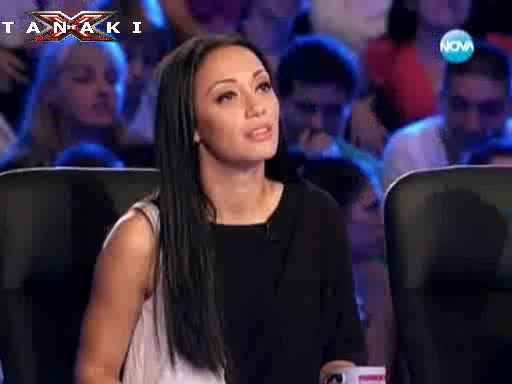 Не съм фолк певица , аз съм просто добре поддържана жена - X - Factor България 15.09.11