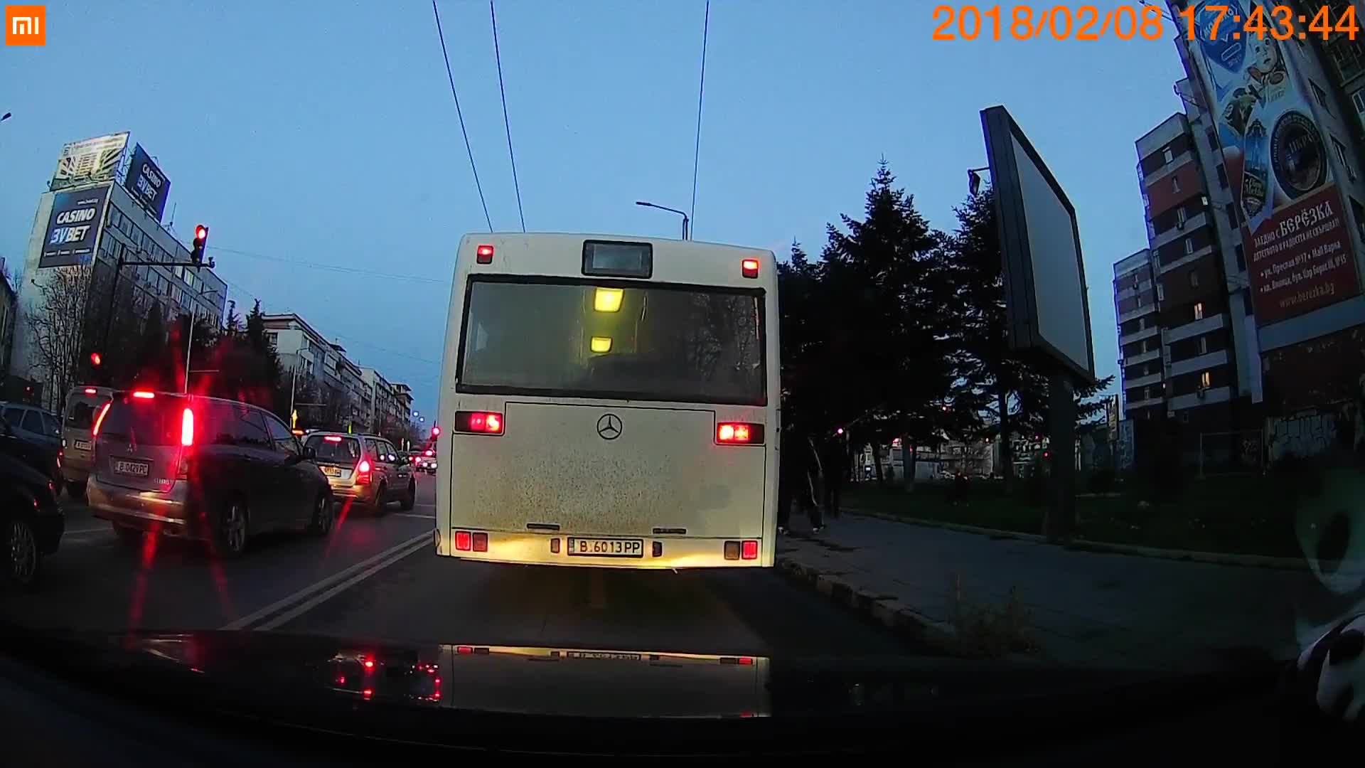 Автобус в нарушение
