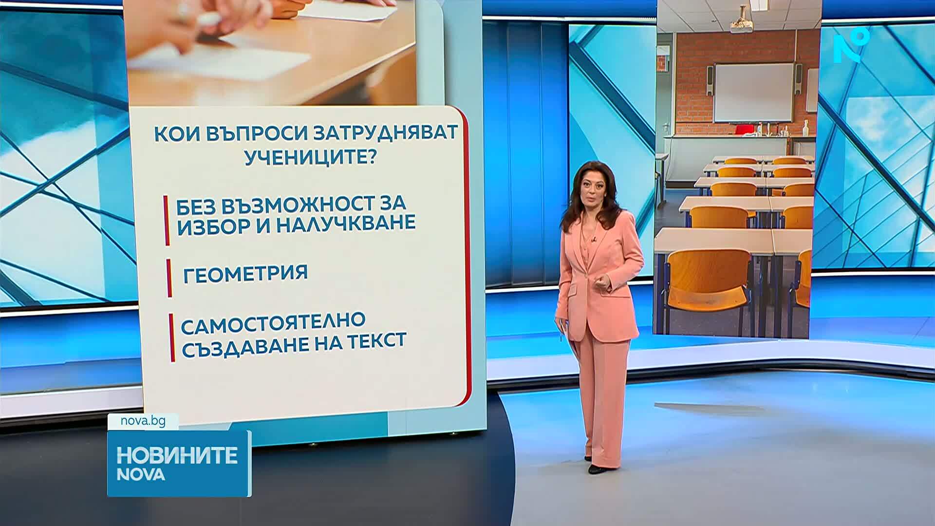 Спад в успеха на учениците на НВО