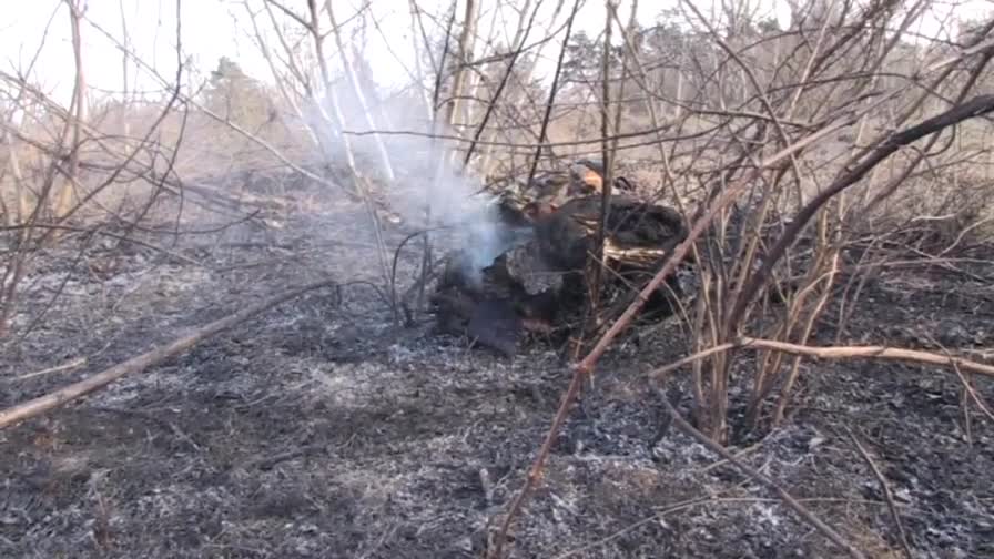 Възрастна жена пострада при опит да загаси пожар