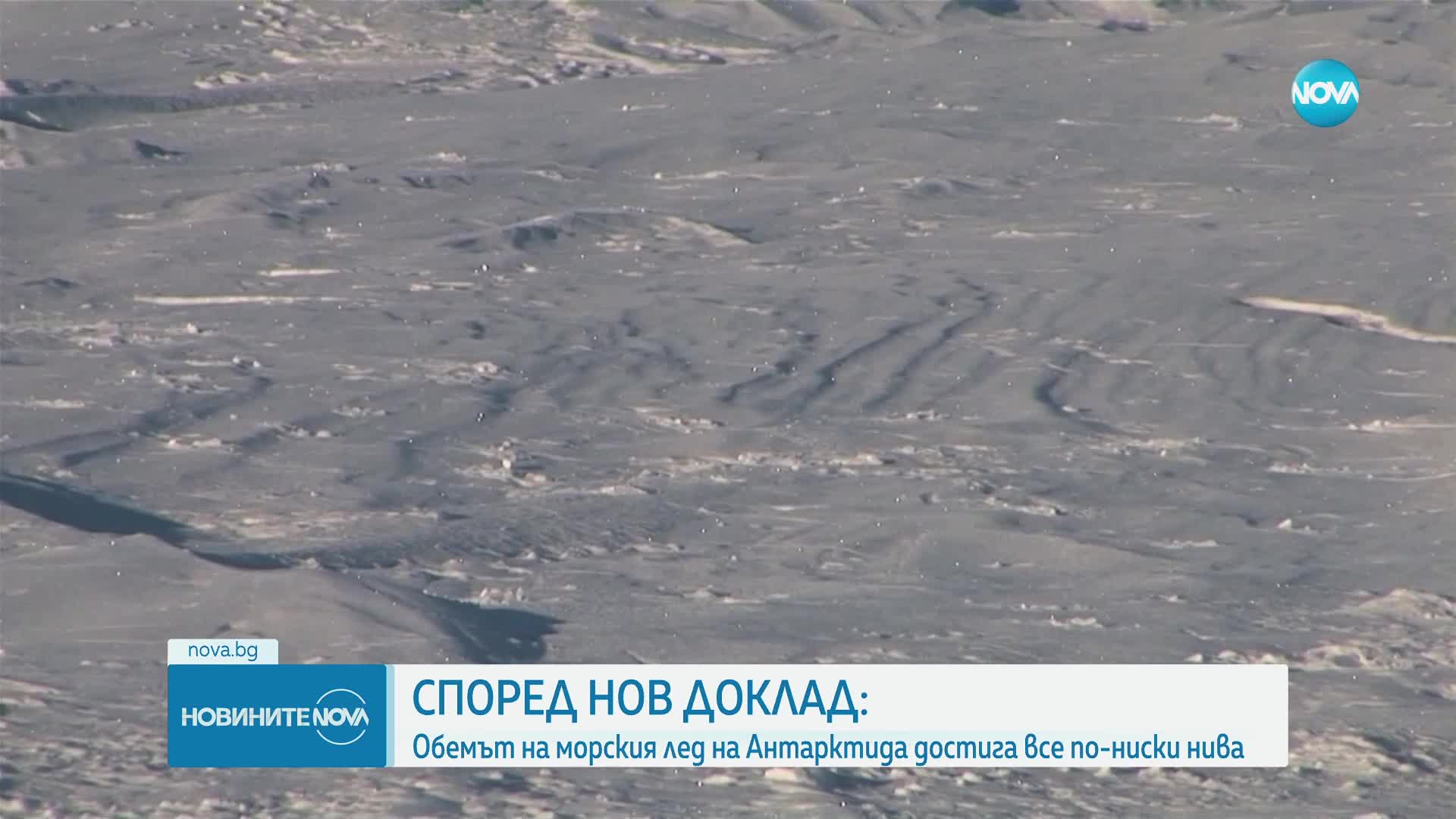 Обемът на морския лед на Антарктида достига все по-ниски нива