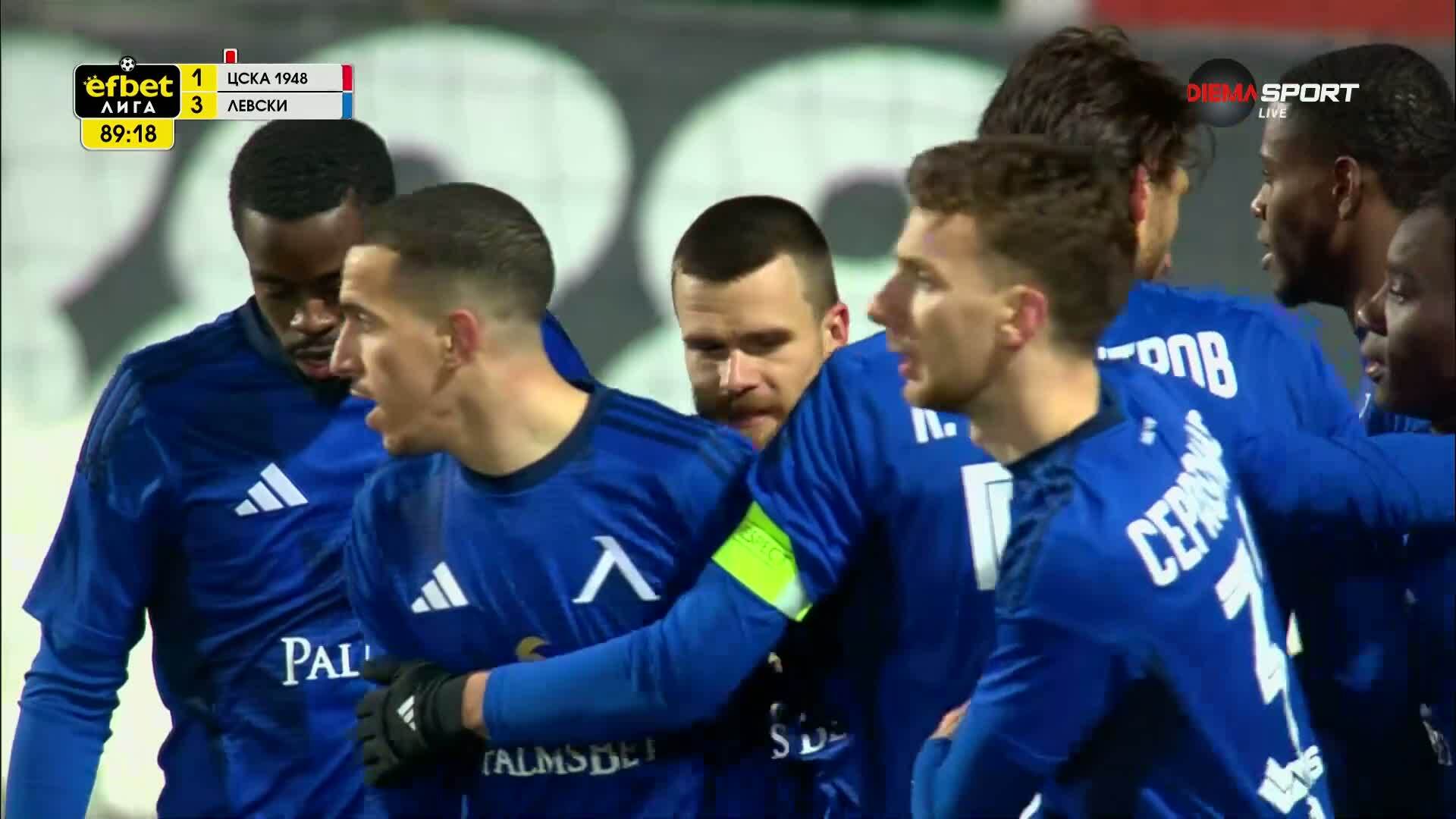 Хуан Переа отбеляза трети гол за Левски