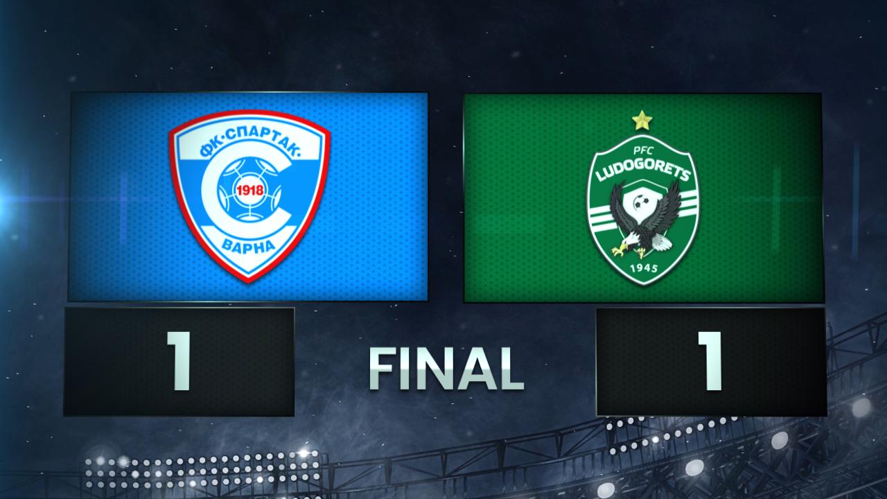 Спартак Варна - Лудогорец 1:1 /репортаж/