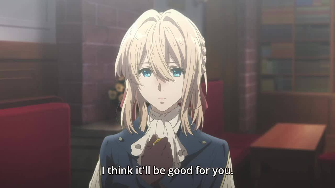 Violet Evergarden episode 2 Високо Качество