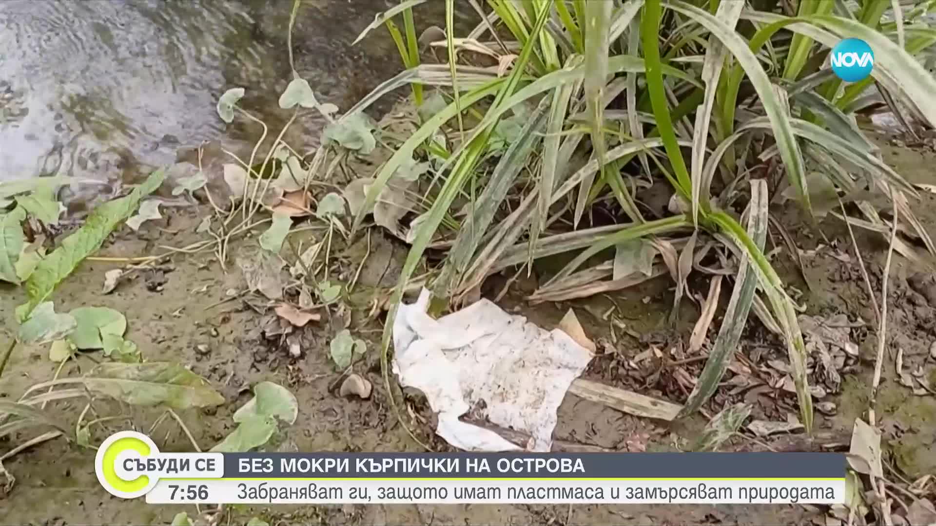 Забраняват мокрите кърпички на Острова, съдържат пластмаса