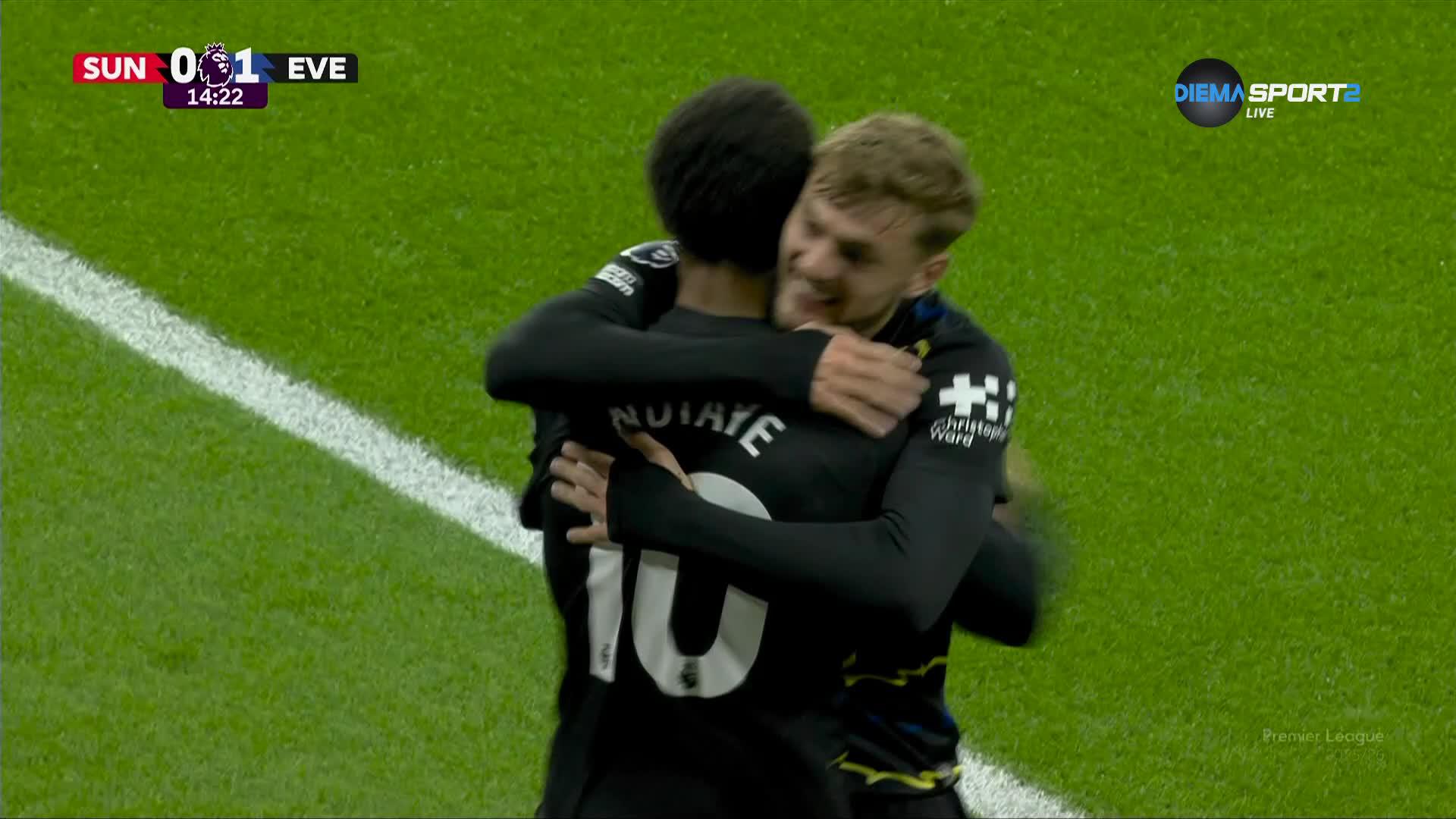 Страхотният гол за Евертън срещу Съндърлнад