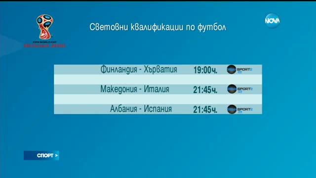 Спортни новини (09.10.2016 - обедна емисия)
