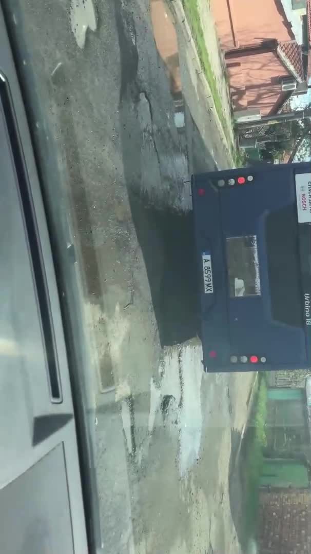 Състоянието на пътната настилка в Бургас