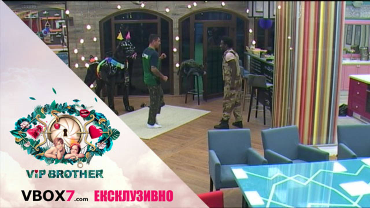 Алфредо учи Дани Златков да танцува - VIP Brother 2017
