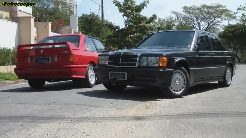 Две немски легенди се срещат - Bmw M3 E30 vs Mercedes 190e 2.5-16