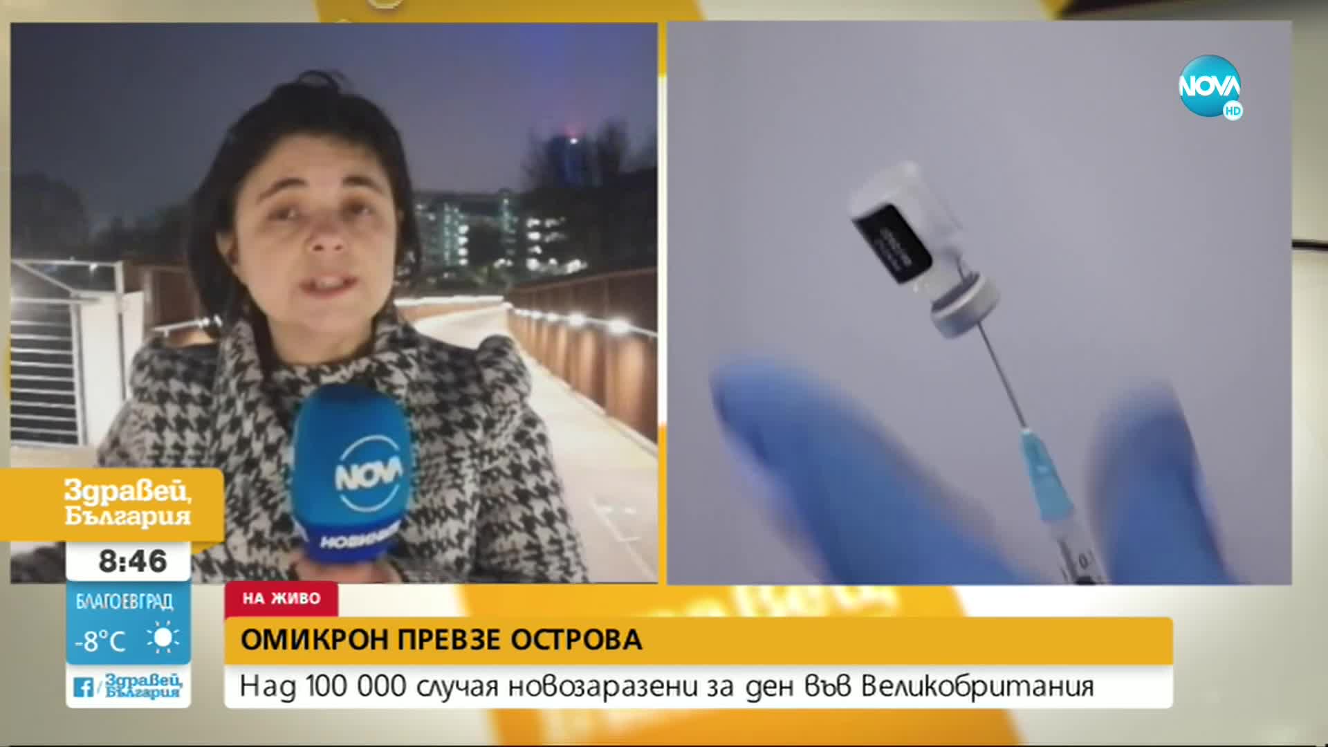 Обнадеждаващи данни от Великобритания за Омикрон