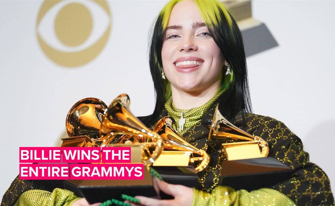 All the ways Billie Eilish made history at the Grammys