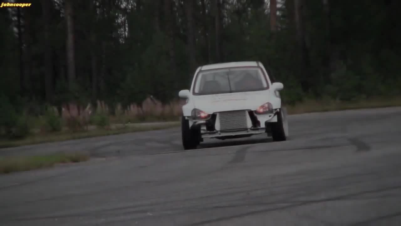 Opel Corsa B 4x4 - дрифт тест