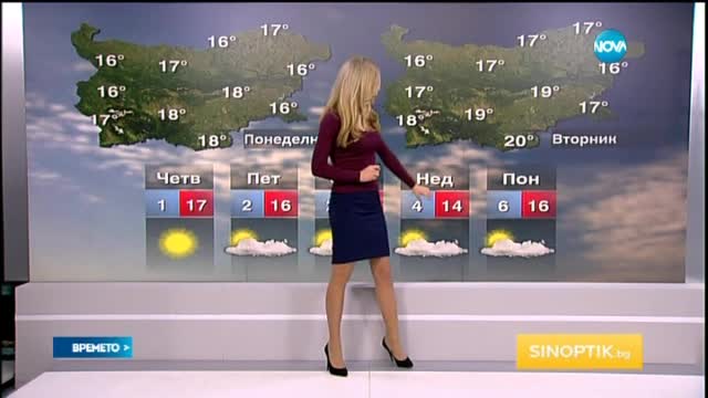 Прогноза за времето (05.11.2015 - обедна)