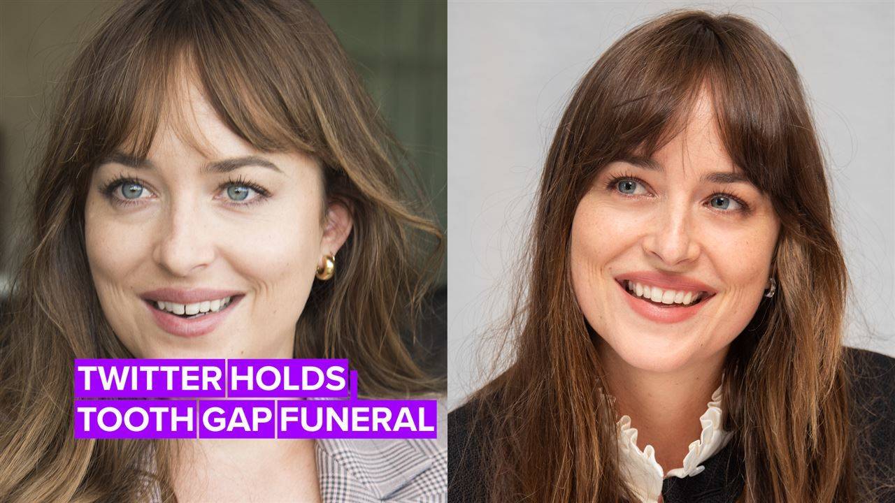 R.I.P. Dakota Johnson's tooth gap