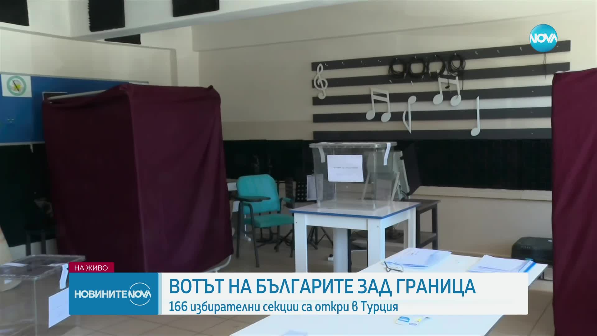 166 избиратлени секции са открити Турция
