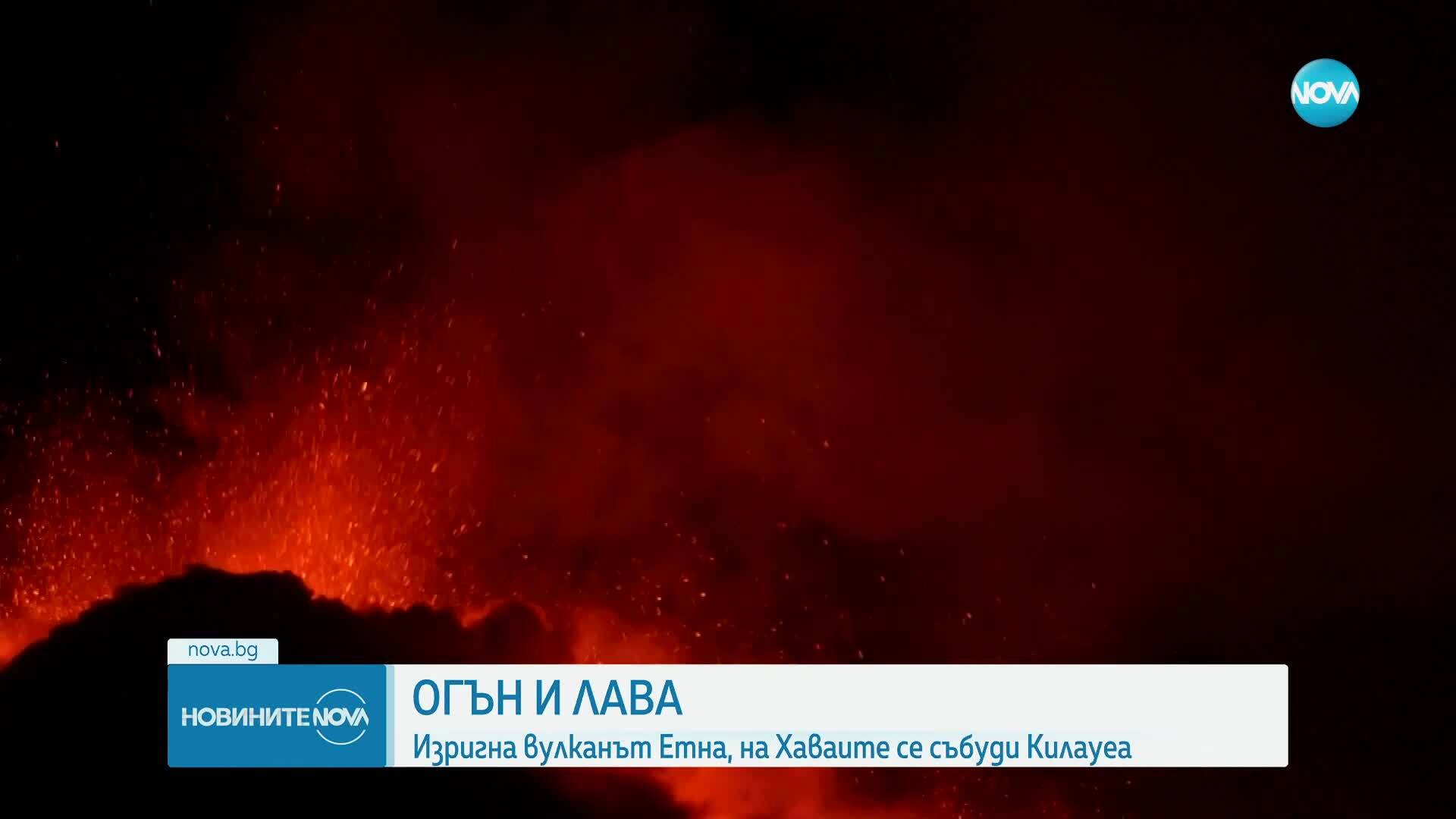 Изригването на вулканите Етна и Килауеа: Спектакъл от природа