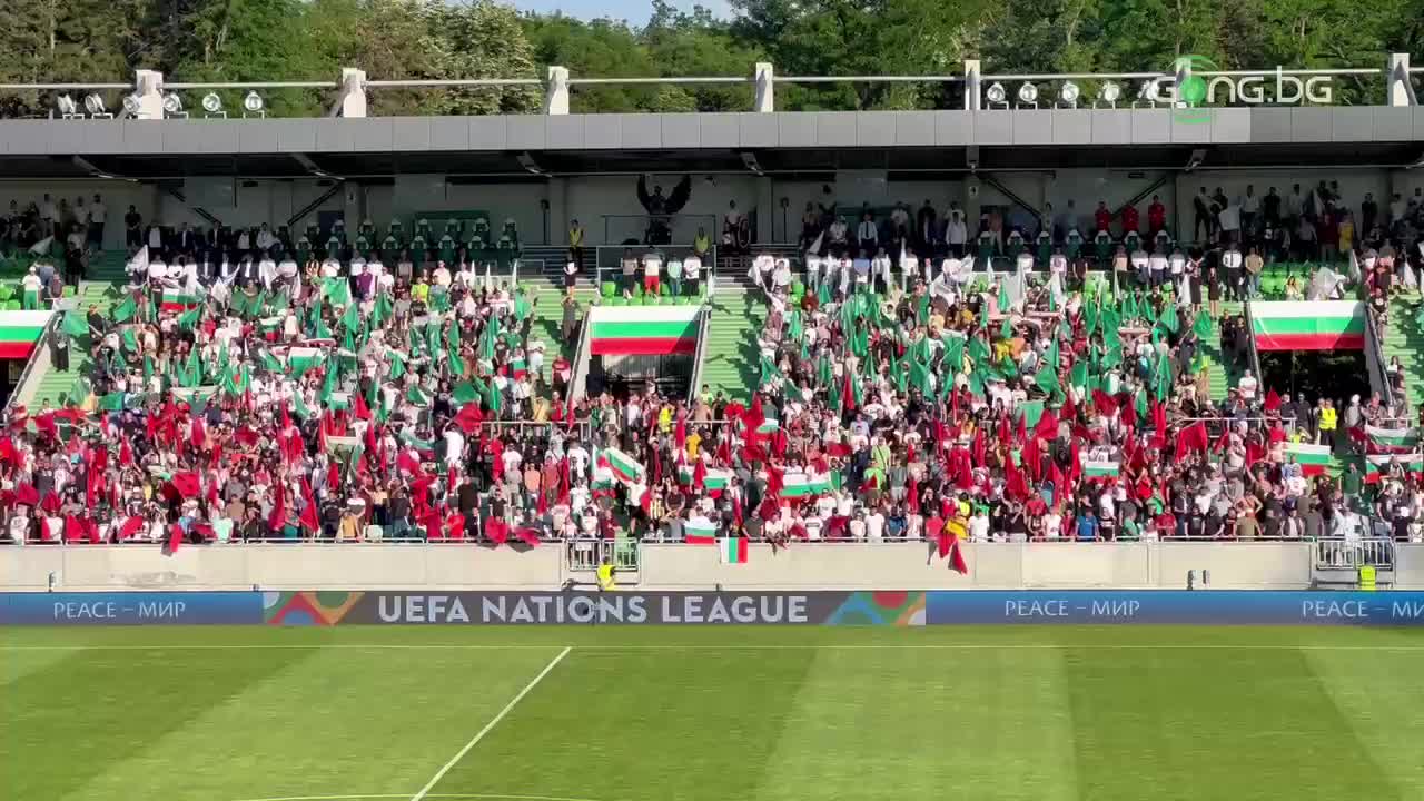 На "Хювефарма Арена" прозвуча химна на България
