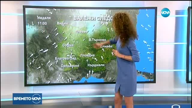 Прогноза за времето (01.09.2017 - централна емисия)