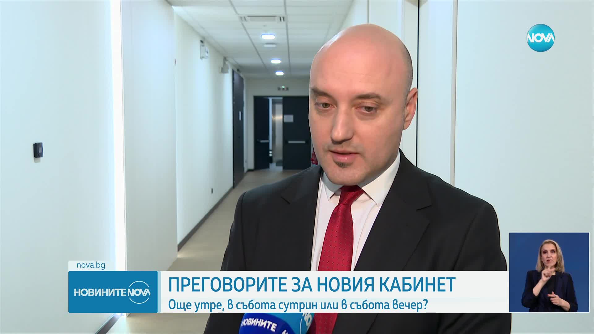 Славов: От ПП-ДБ настояваме да има следващо управление, Мария Габриел да поеме своите функции